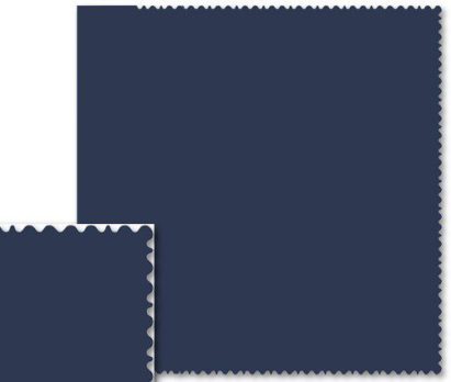 wycięcie brzegów kartek w ząbki