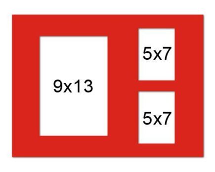 GAL05 układ 5 (9x13cm + 2 x 5x7cm)