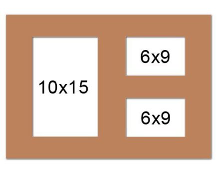 GAL06 układ 3 (10x15cm + 2 x 6x9cm)