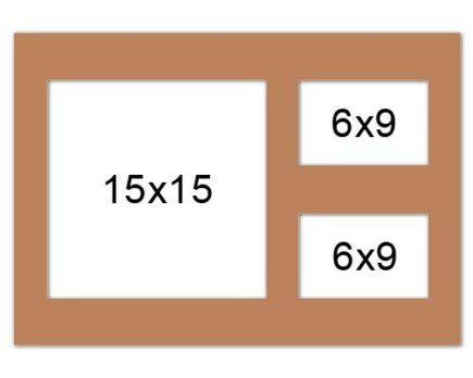 GAL06 układ 4 (15x15cm + 2 x 6x9cm)
