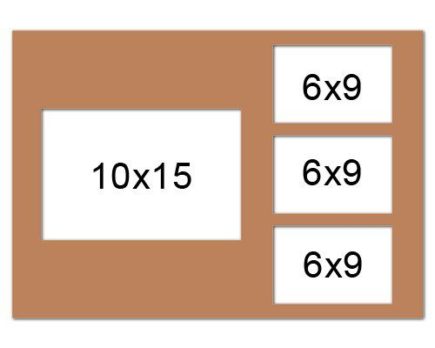 GAL06 układ 7 (10x15cm + 3 x 6x9cm)