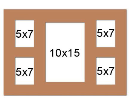 GAL06 układ 8 (10x15cm + 4 x 5x7cm)
