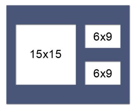 GAL07 u4 (15x15cm + 2 x 6x9cm)