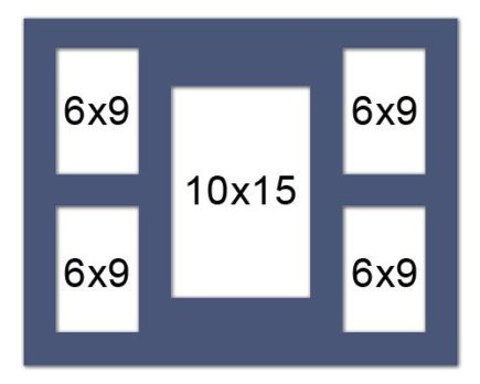 GAL07 układ 12 (10x15cm + 4 x 6x9cm)