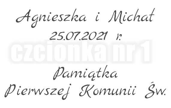 Marck Script czcionka nr.1
