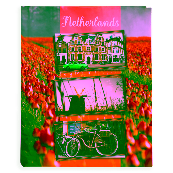 wakacje, album na zdjęcia, kieszeniowy wakacyjny, holandia