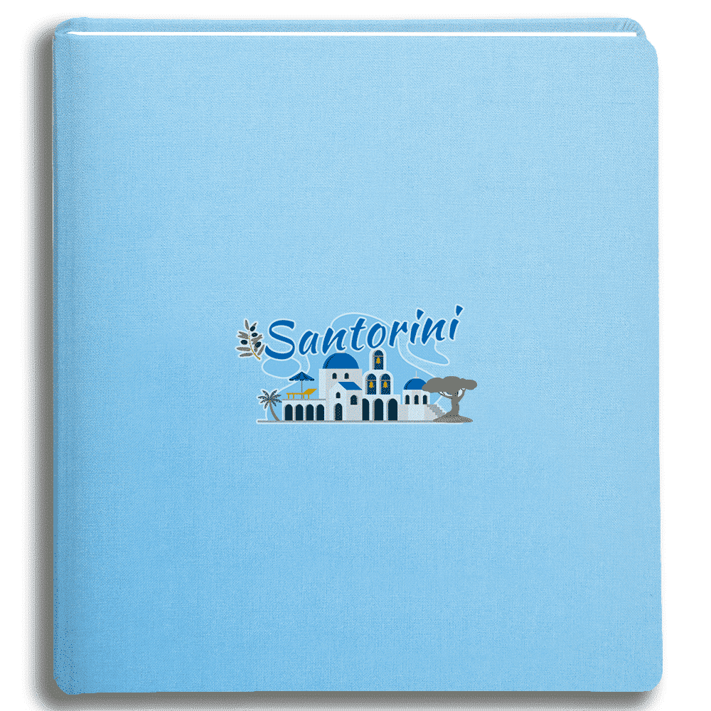 Wzór wakacje - Santorini