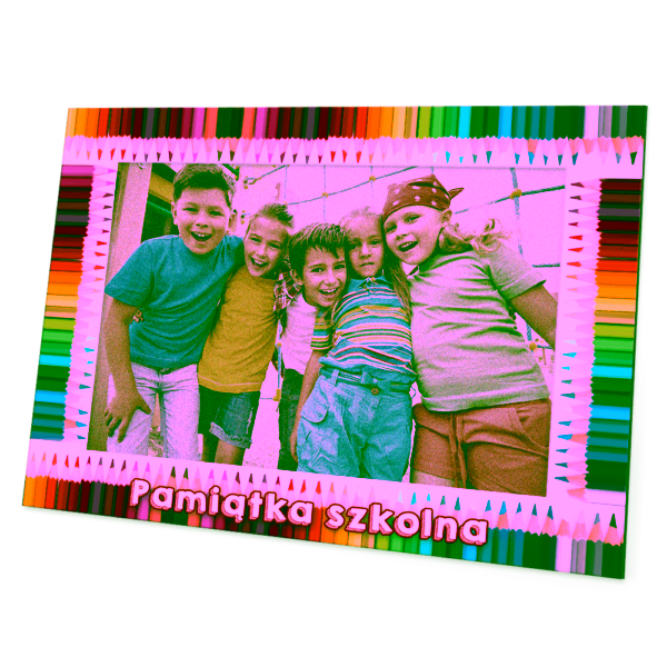 ramka papierowa na zdjęcia - 13x18 - drukowana - szkoła