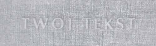 Tłoczenie - czcionka Prosta