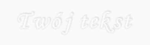 Tłoczenie - czcionka Mono Cursive