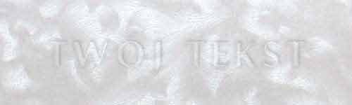 Tłoczenie - czcionka Prosta