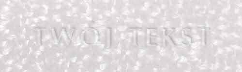 Tłoczenie - czcionka Prosta