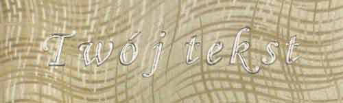 Srebrzenie - czcionka Mono Cursive