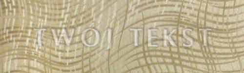 Tłoczenie - czcionka Prosta