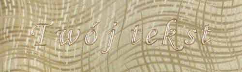 Złocenie - czcionka Mono Cursive