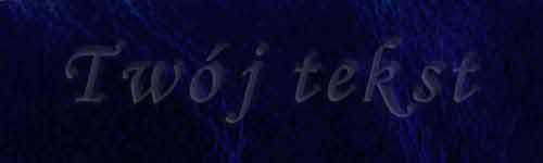 Tłoczenie - czcionka Mono Cursive