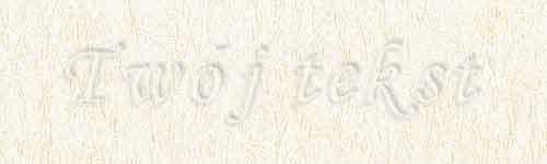 Tłoczenie - czcionka Mono Cursive