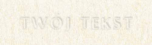 Tłoczenie - czcionka Prosta