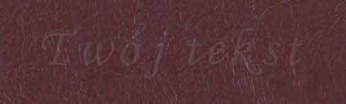 Tłoczenie - czcionka Mono Cursive