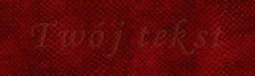 Tłoczenie - czcionka Mono Cursive