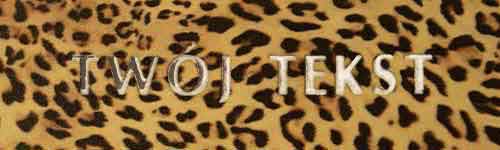 Złocenie - czcionka Prosta