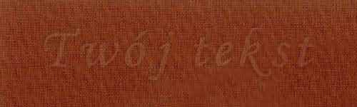 Tłoczenie - czcionka Mono Cursive