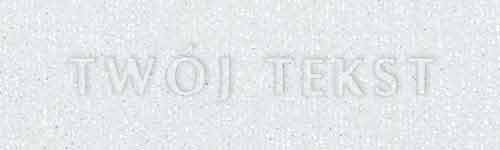 Tłoczenie - czcionka Prosta