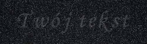 Tłoczenie - czcionka Mono Cursive