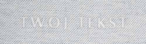 Tłoczenie - czcionka Prosta