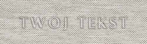 Tłoczenie - czcionka Prosta