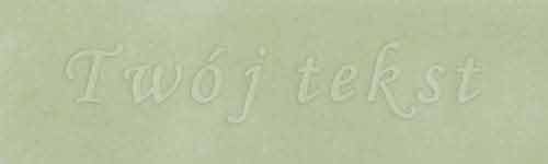 Tłoczenie - czcionka Mono Cursive