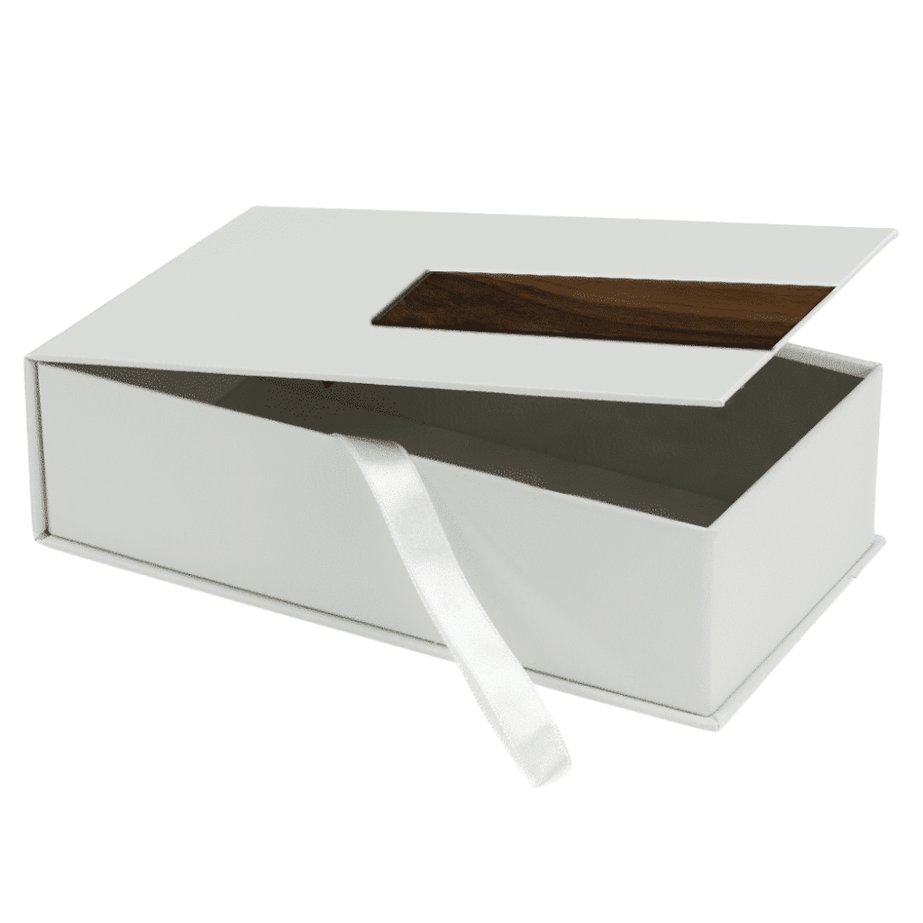 pudełko na zdjęcia - chrzest - wood