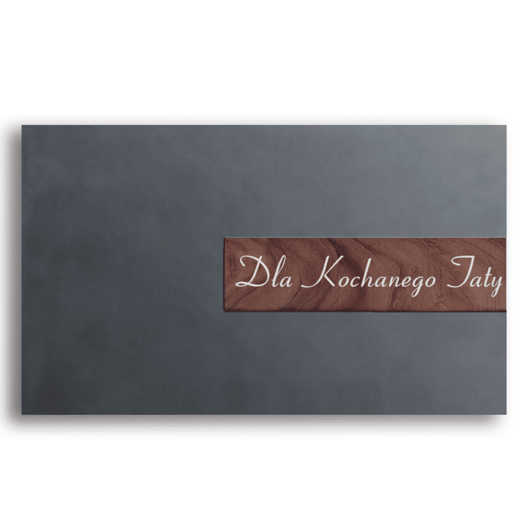 pudełko na zdjęcia - dzień mamy i taty - wood