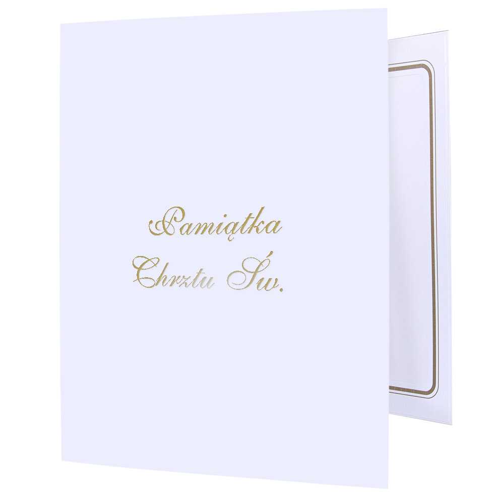 wzór 011 - Pamiątka Chrztu