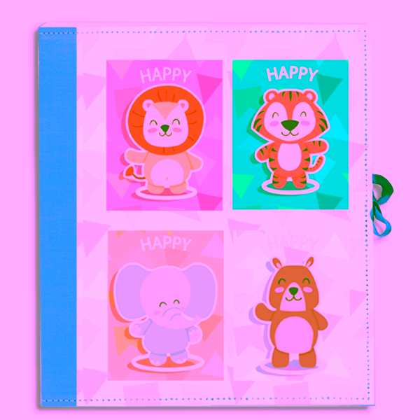 segregator na zdjęcia - dziecięcy - okładka drukowana