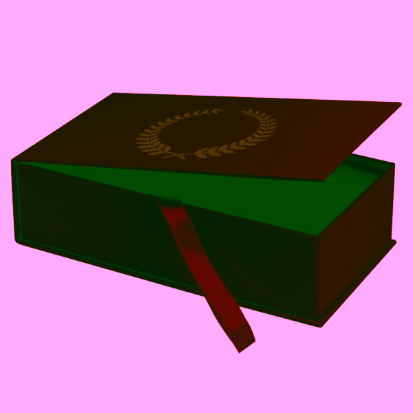 pudełko na zdjęcia - boże narodzenie - wianki grawerowane