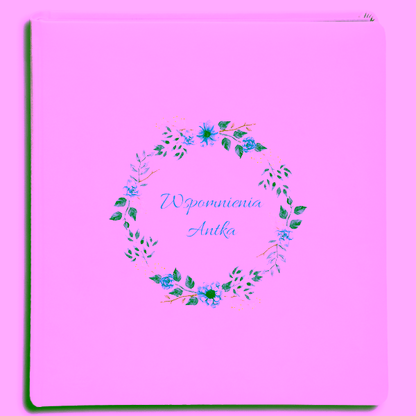 album na zdjęcia wklejane tradycyjne dziecięcy - wianki uv