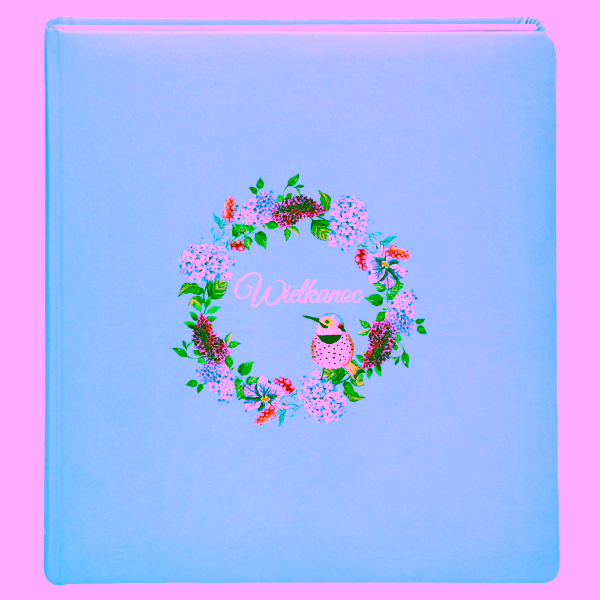 album na zdjęcia wklejane tradycyjne wielkanoc - wianki uv