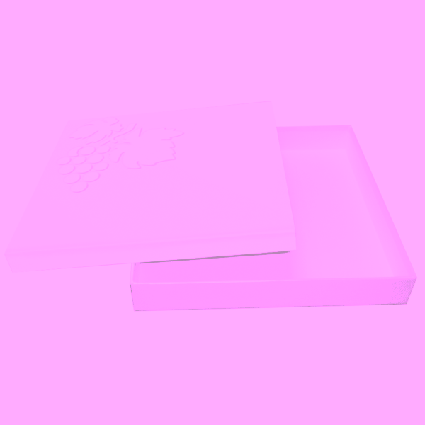 pudełko na album - box dwuczęściowy - linia komunia wypukła