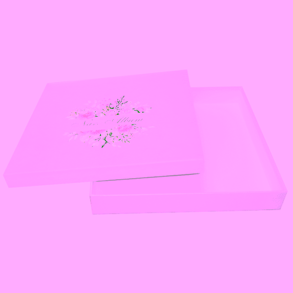 pudełko na album - box dwuczęściowy - linia wianki uv