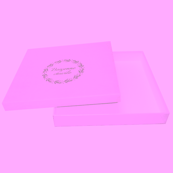 pudełko na album - box dwuczęściowy - linia wianki grawerowane