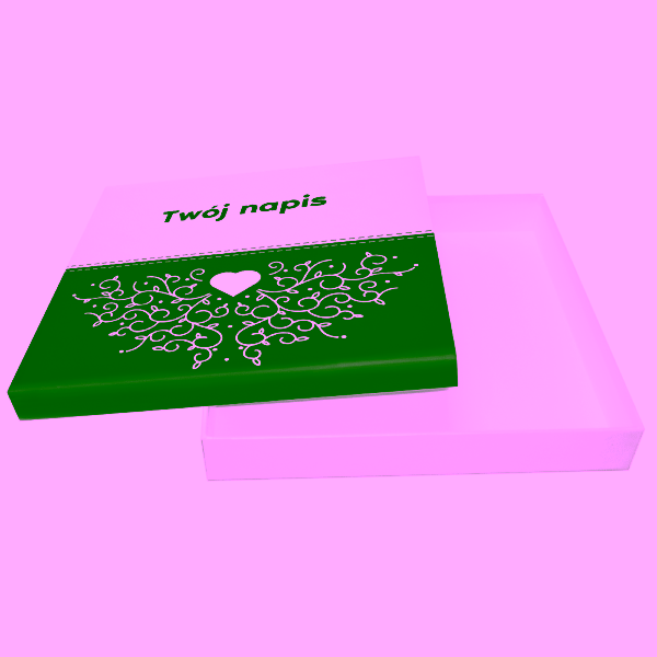 pudełko ozdobne - dwuczęściowe - linia gala