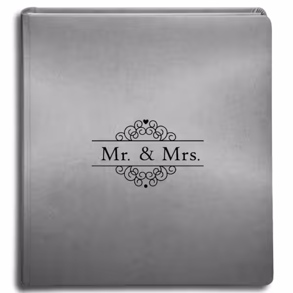 album na zdjęcia wklejane tradycyjne - Ślub - wzory grawerowane