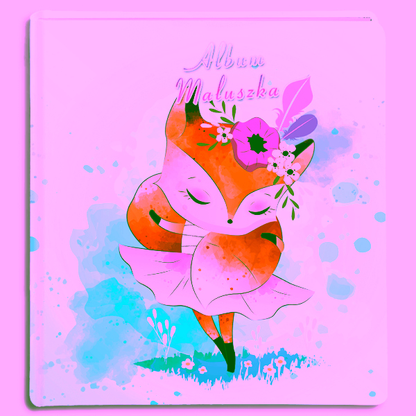 album na zdjęcia wklejane tradycyjne - dziecięcy - okładka drukowana