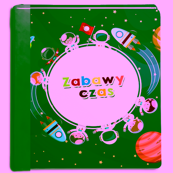 album na zdjęcia wklejane tradycyjne - dziecięcy - okładka drukowana łączona