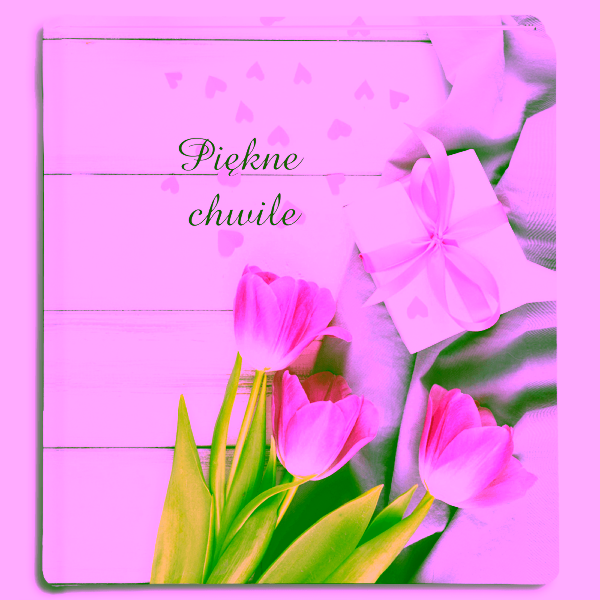 album na zdjęcia wklejane tradycyjne - dzień babci i dziadka - okładka drukowana