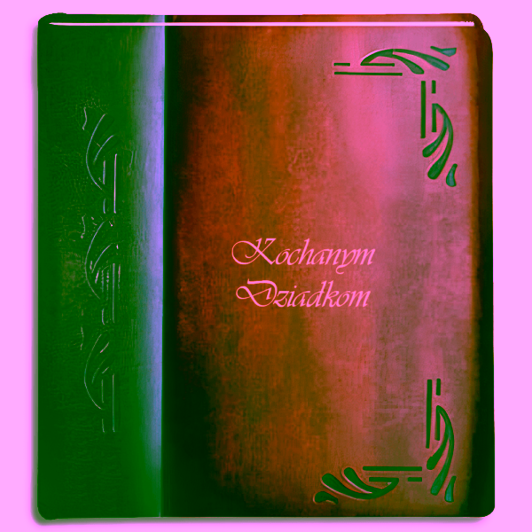 album tradycyjny na zdjęcia wklejane - dzień babci i dziadka - linia retro