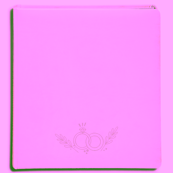 album na zdjęcia wklejane tradycyjne - Ślub - wzory grawerowane