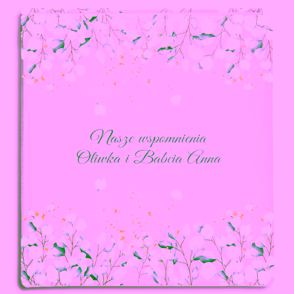 fotoalbum premium - dzień babci i dziadka - linia botaniczna