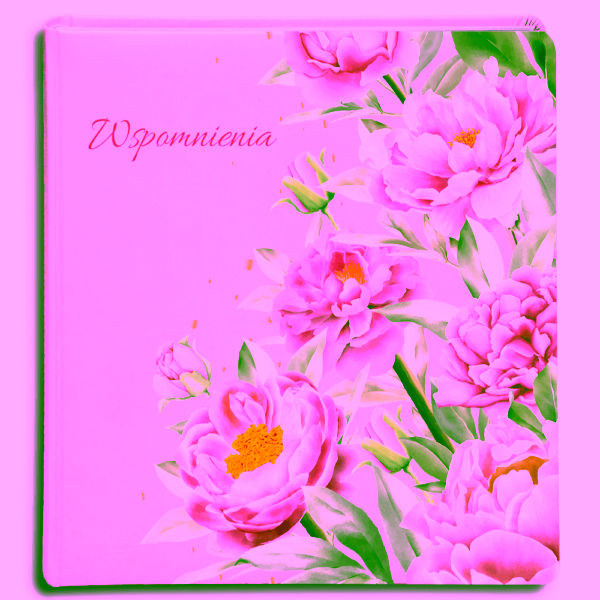 fotoalbum dla przyjaciółki - linia botaniczna